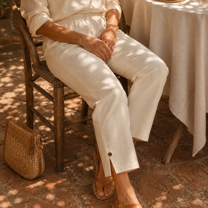Linora – Breathable Straight Leg Ankle Pants for Women