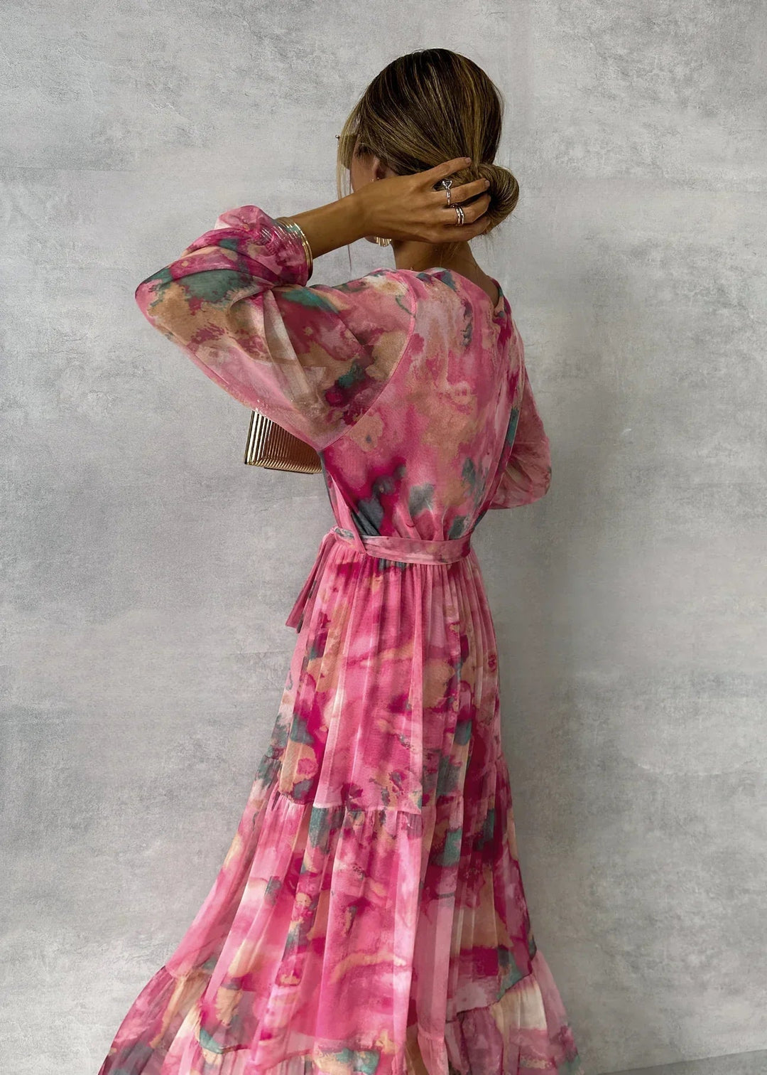 Violet &amp; Grace™ | Wrap Dress with Floral Print