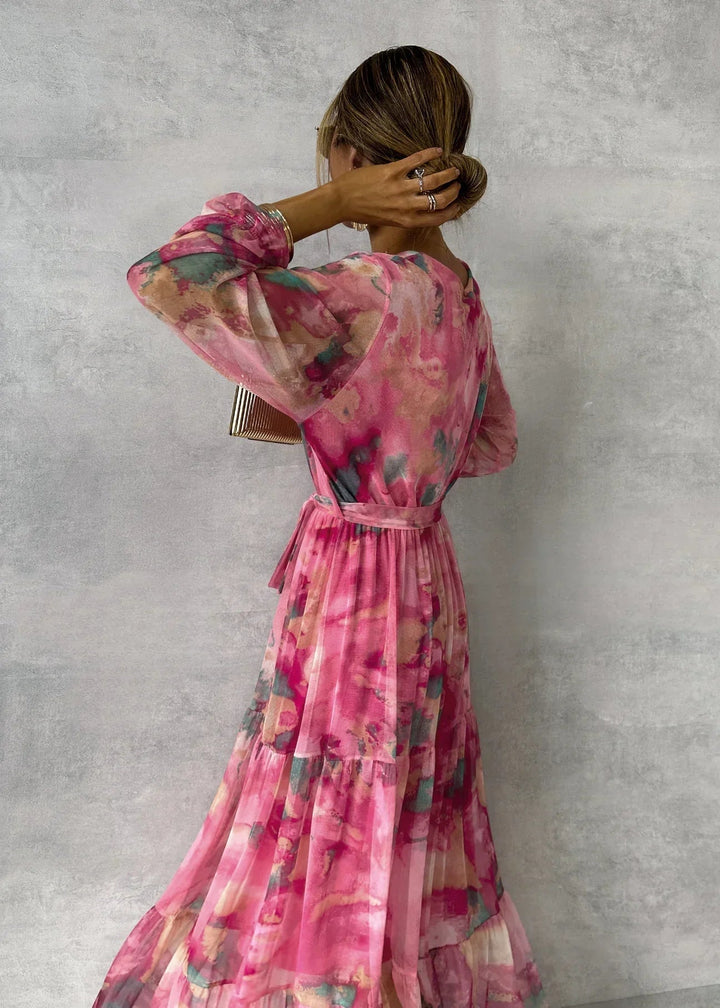 Violet &amp; Grace™ | Wrap Dress with Floral Print