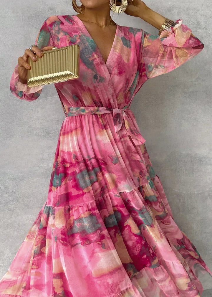 Violet &amp; Grace™ | Wrap Dress with Floral Print