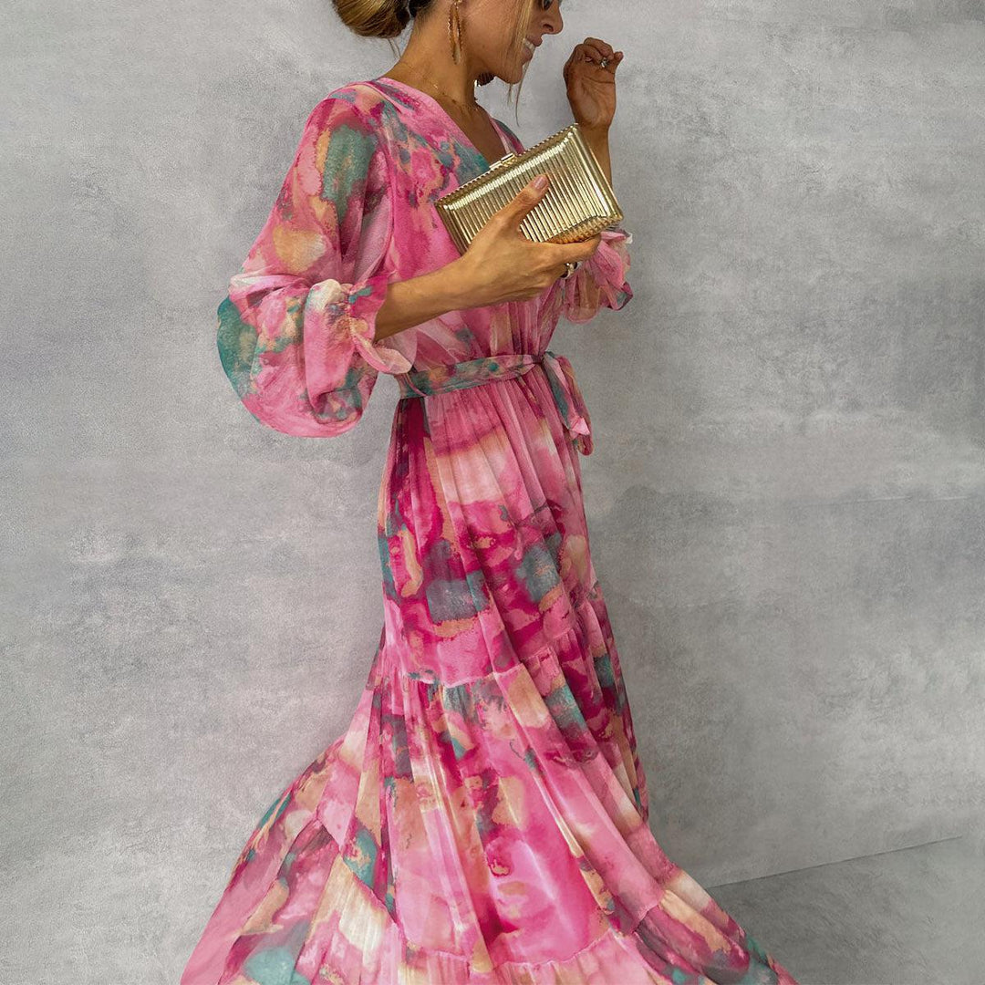 Violet &amp; Grace™ | Wrap Dress with Floral Print