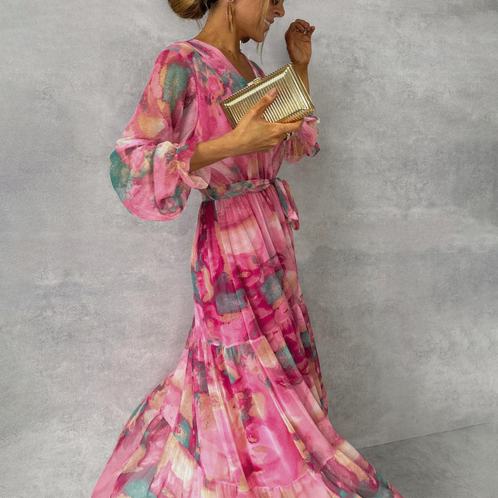 Violet &amp; Grace™ | Wrap Dress with Floral Print
