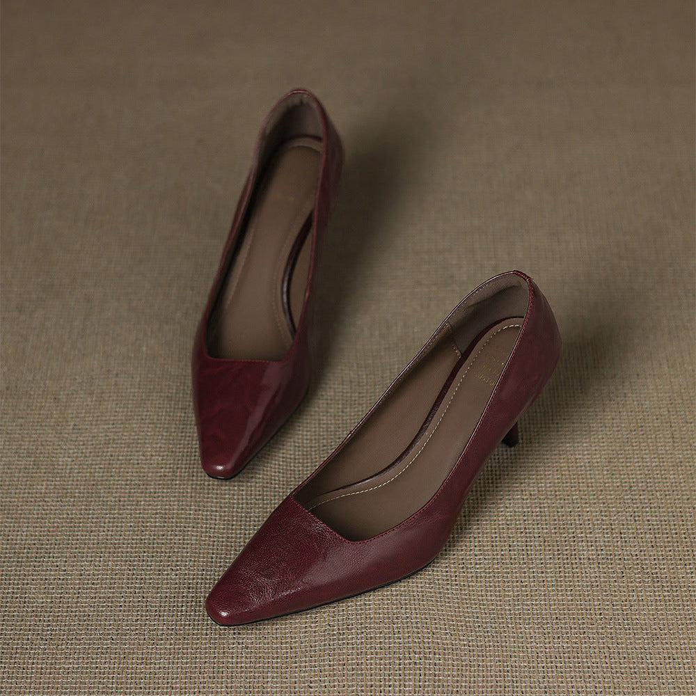 Zala | Vegan Leather Heels