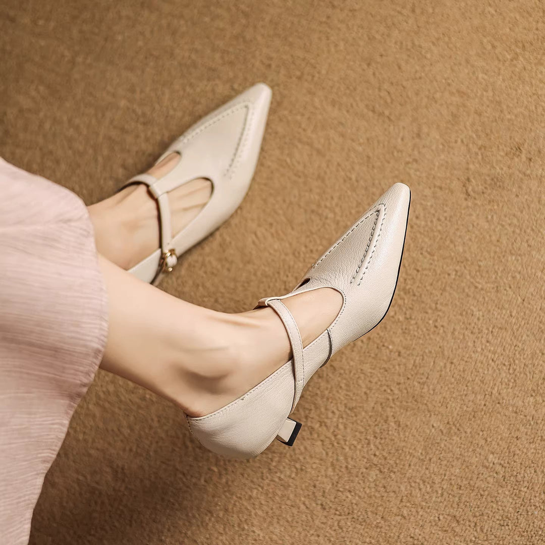 Tirea | Vegan Leather Heels