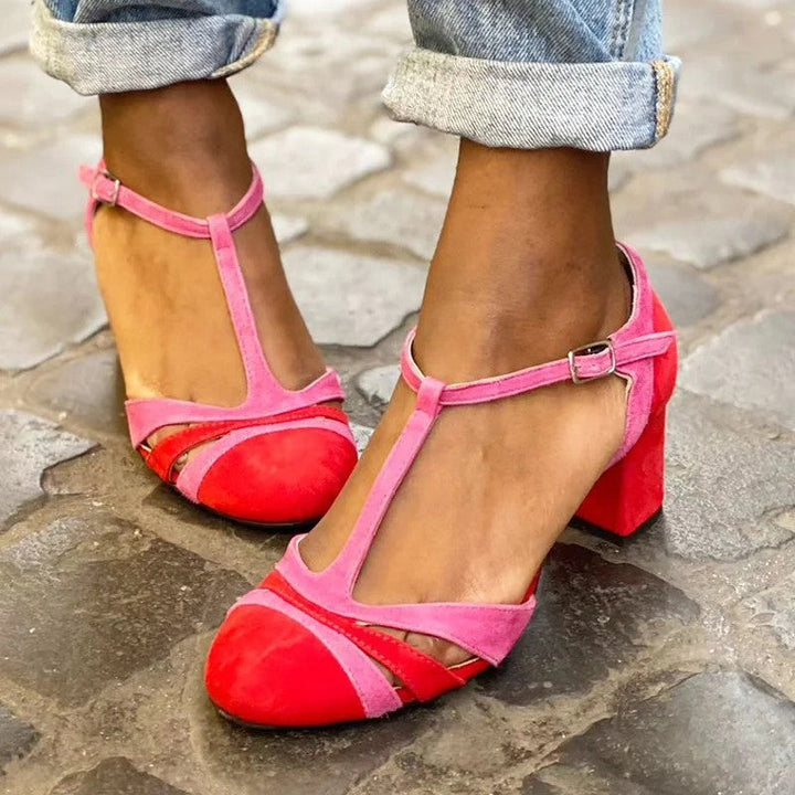 Nadia™ | T-Bar Stable Heel Shoes
