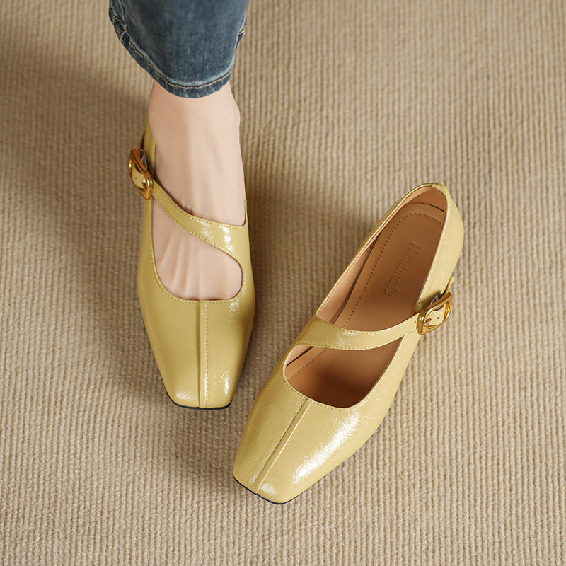 Viora | Vegan Leather Mary Jane Heels