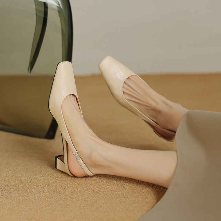 Ersa | Vegan Leather Slingbacks