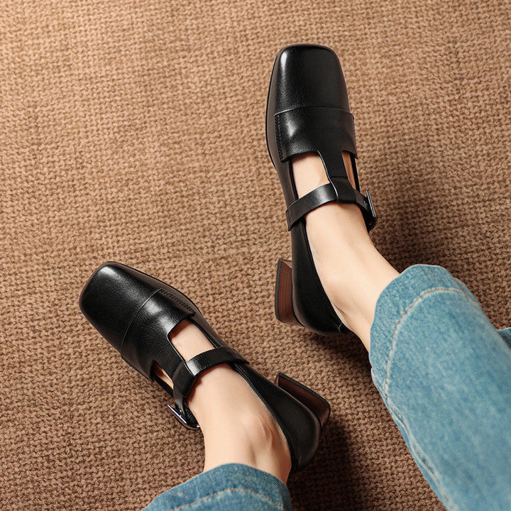 Veyra | Vegan Leather Heels