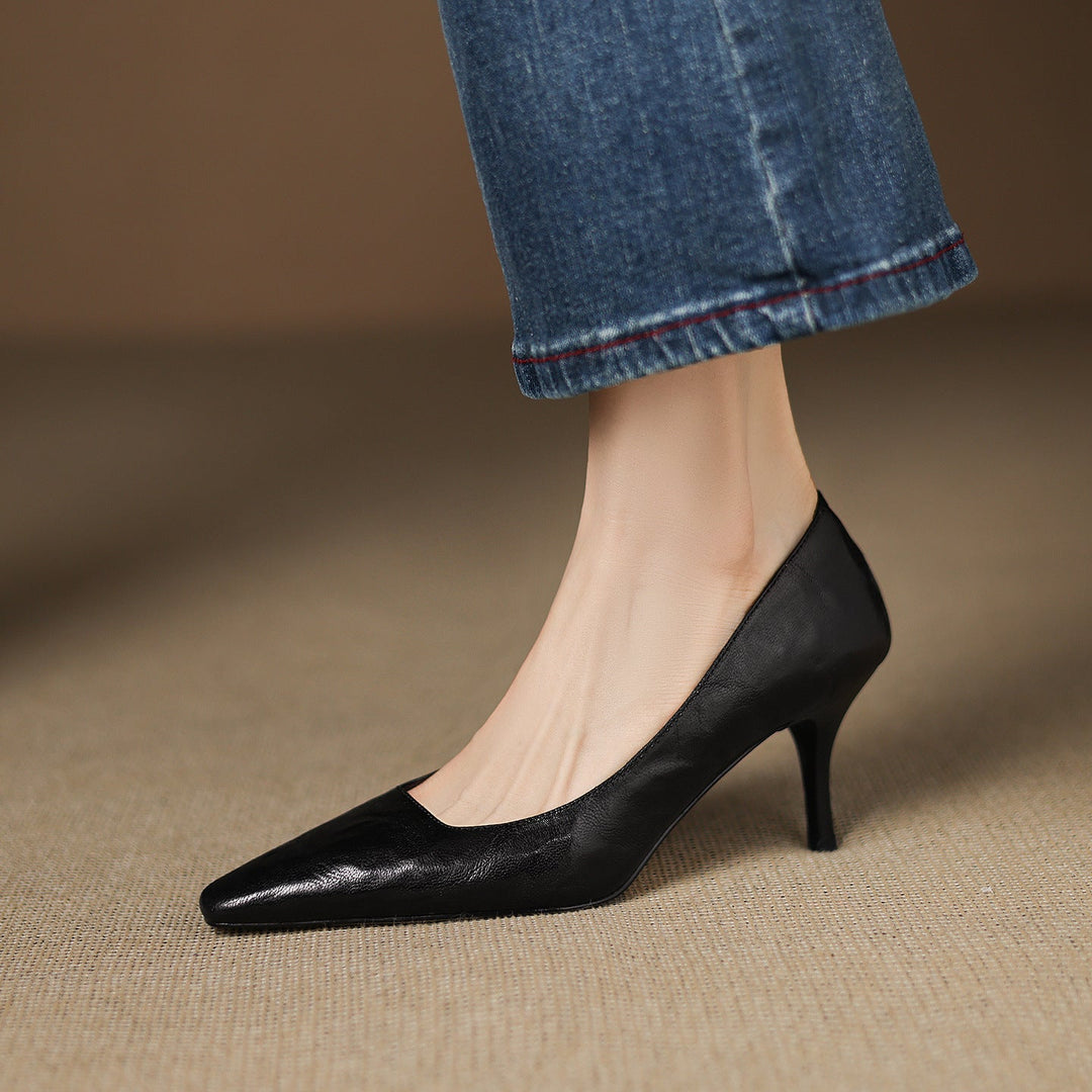 Zala | Vegan Leather Heels