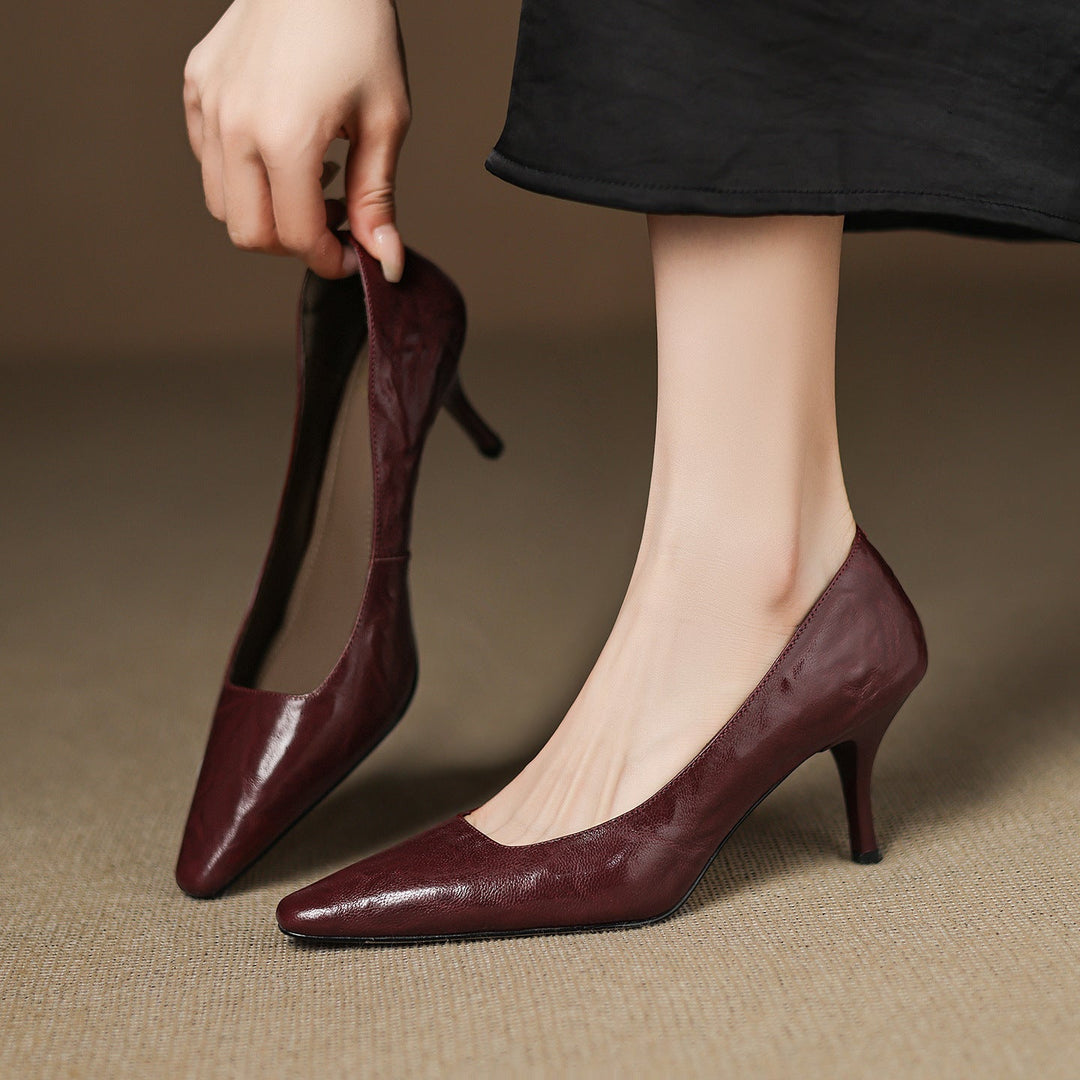Zala | Vegan Leather Heels