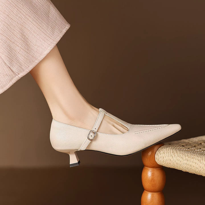 Tirea | Vegan Leather Heels