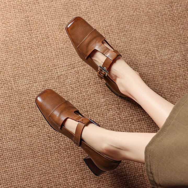 Veyra | Vegan Leather Heels