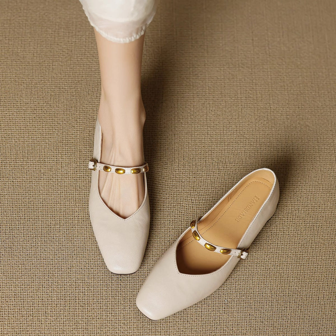 Zyra | Vegan Leather Flats