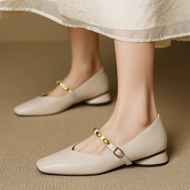 Zyra | Vegan Leather Flats