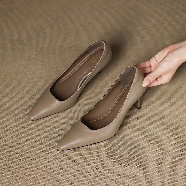 Zala | Vegan Leather Heels