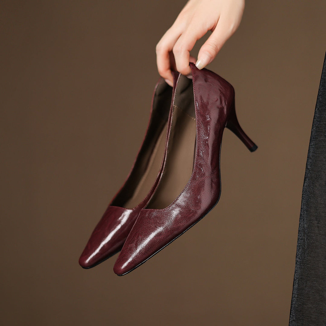 Zala | Vegan Leather Heels