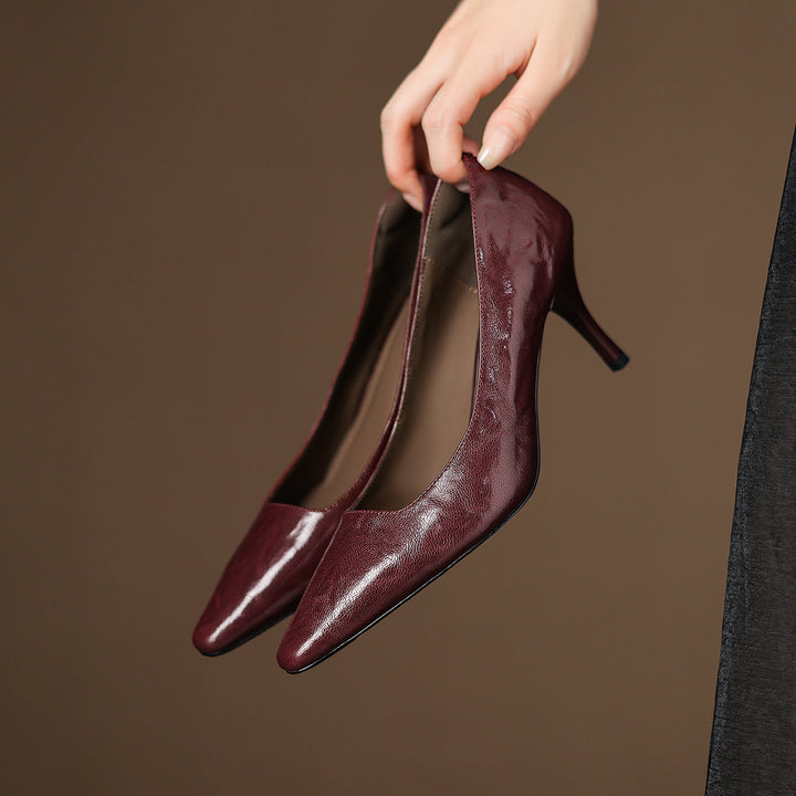 Zala | Vegan Leather Heels