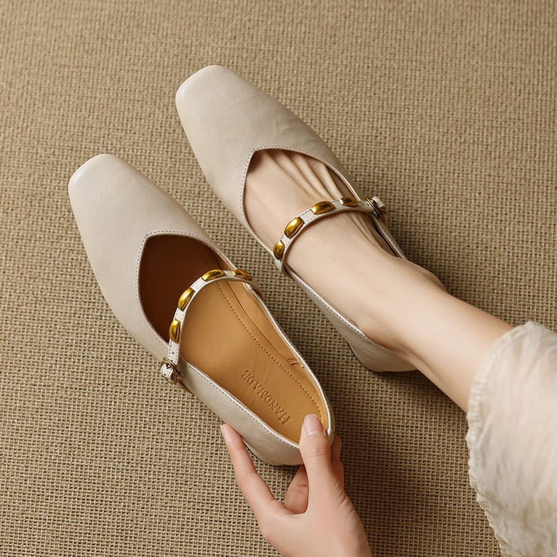 Zyra | Vegan Leather Flats