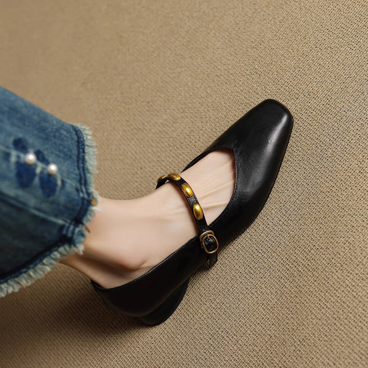 Zyra | Vegan Leather Flats