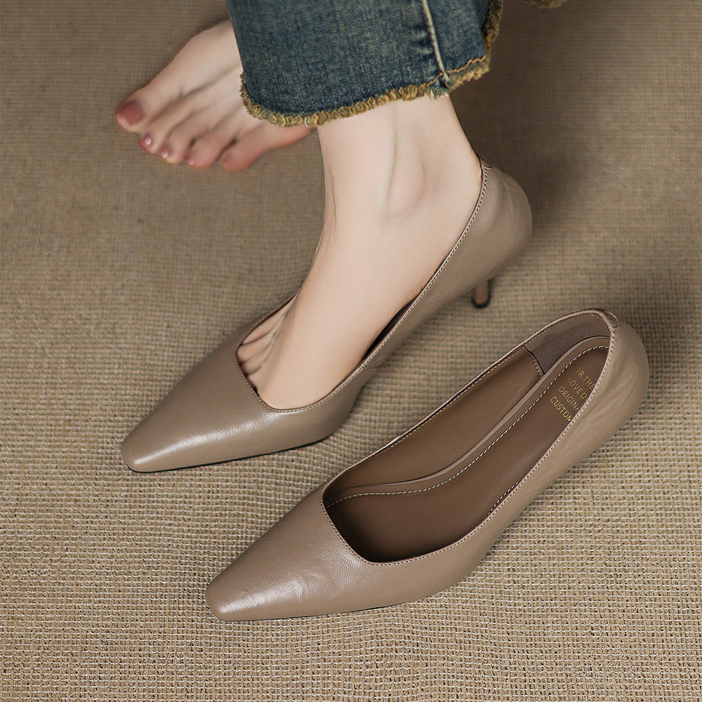 Zala | Vegan Leather Heels
