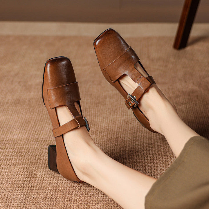 Veyra | Vegan Leather Heels