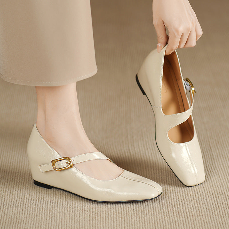 Viora | Vegan Leather Mary Jane Heels