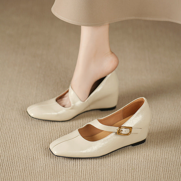 Viora | Vegan Leather Mary Jane Heels
