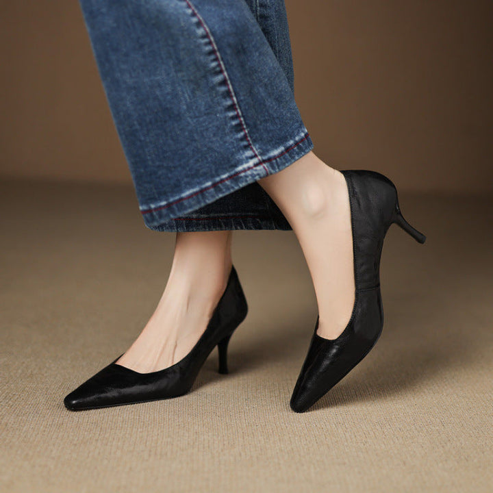 Zala | Vegan Leather Heels