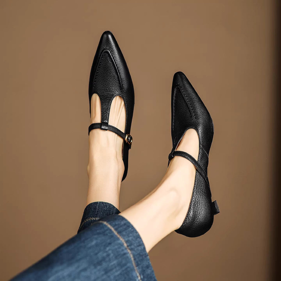 Tirea | Vegan Leather Heels
