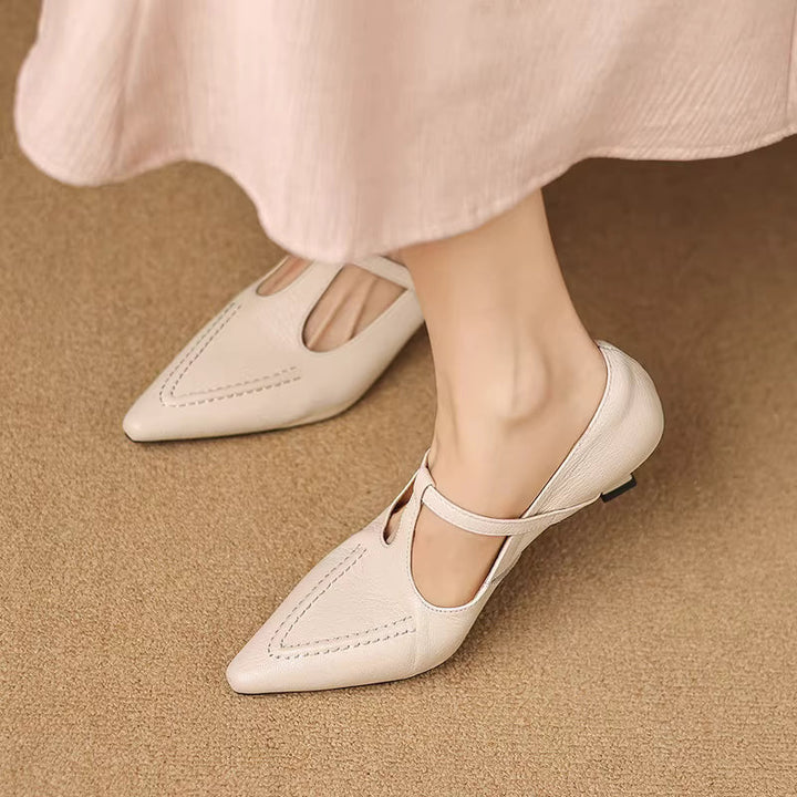 Tirea | Vegan Leather Heels