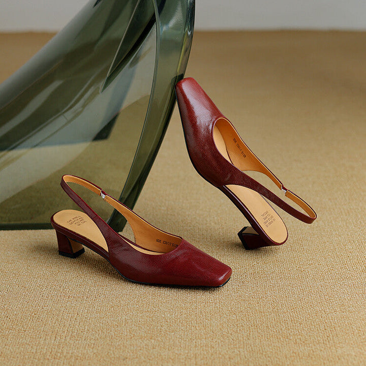 Ersa | Vegan Leather Slingbacks