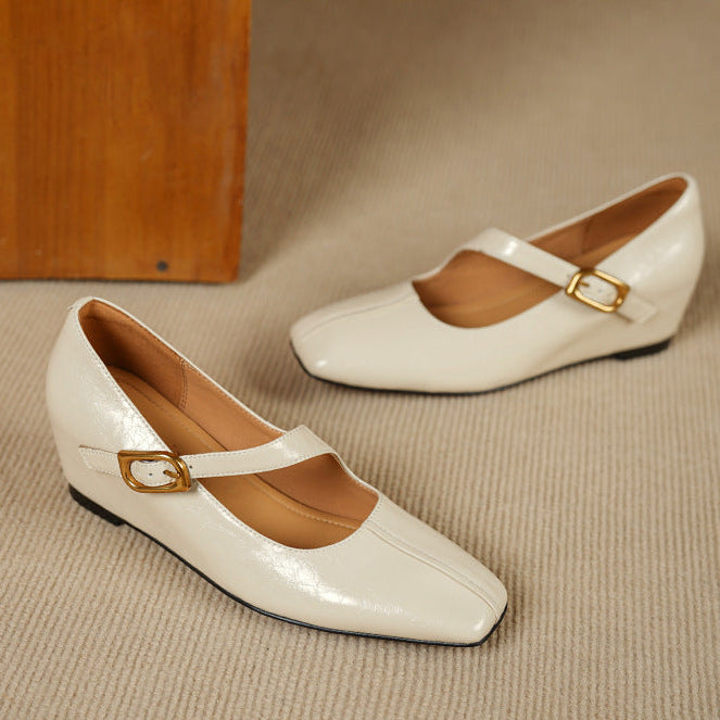 Viora | Vegan Leather Mary Jane Heels