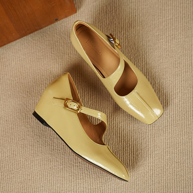Viora | Vegan Leather Mary Jane Heels