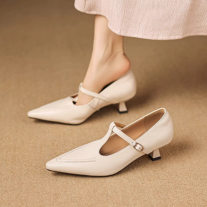 Tirea | Vegan Leather Heels