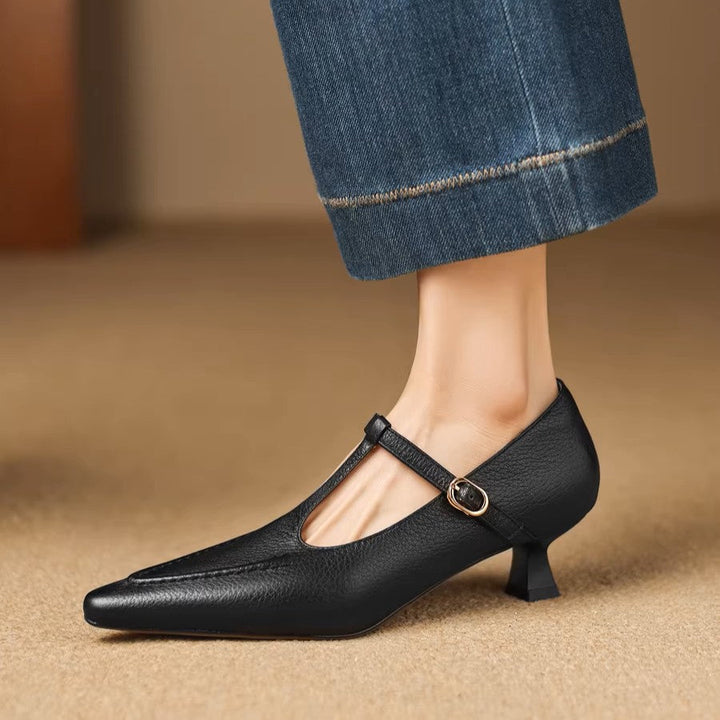 Tirea | Vegan Leather Heels
