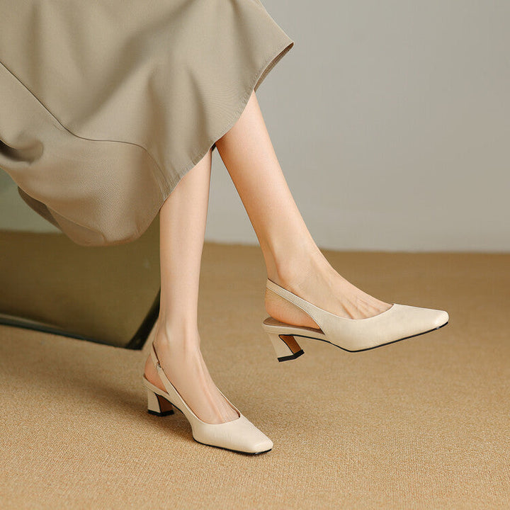 Ersa | Vegan Leather Slingbacks