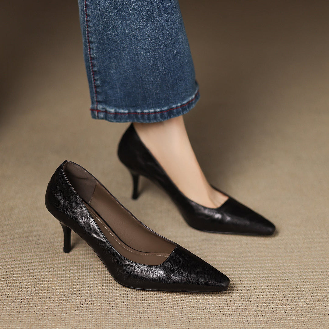 Zala | Vegan Leather Heels