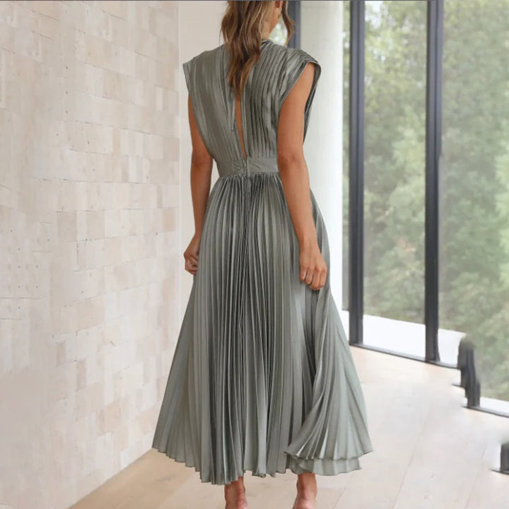 Violet &amp; Grace™ | Timeless Pleated Midi Dress