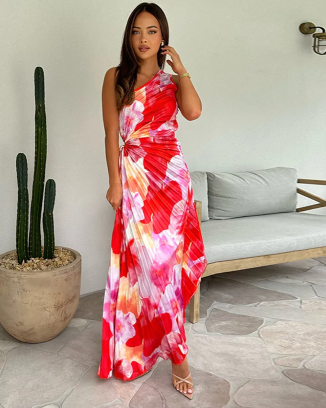 Violet &amp; Grace™ | Vibrant Tropical Evening Dress