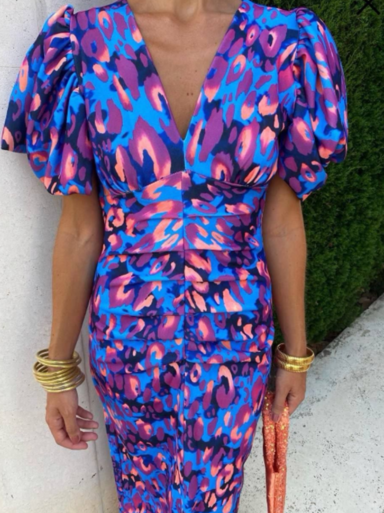 Violet &amp; Grace™ | Vivid Pleated Midi Dress