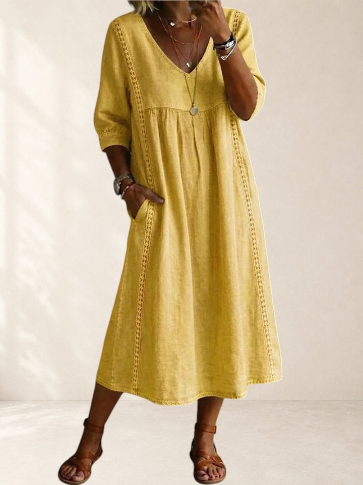Freya | Relaxed Pocket Midi Dress
