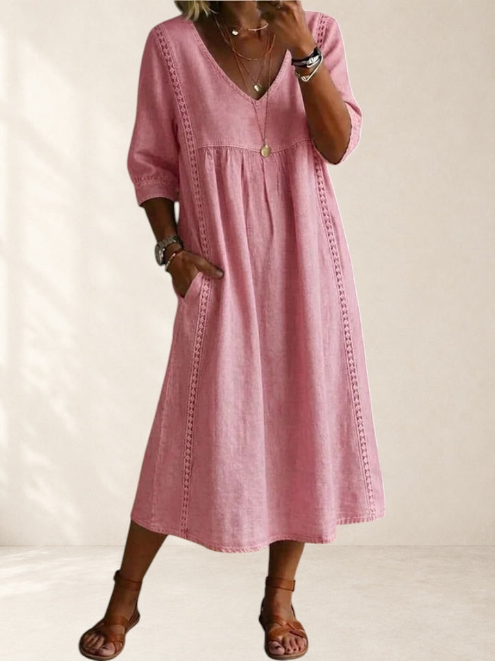 Freya | Relaxed Pocket Midi Dress