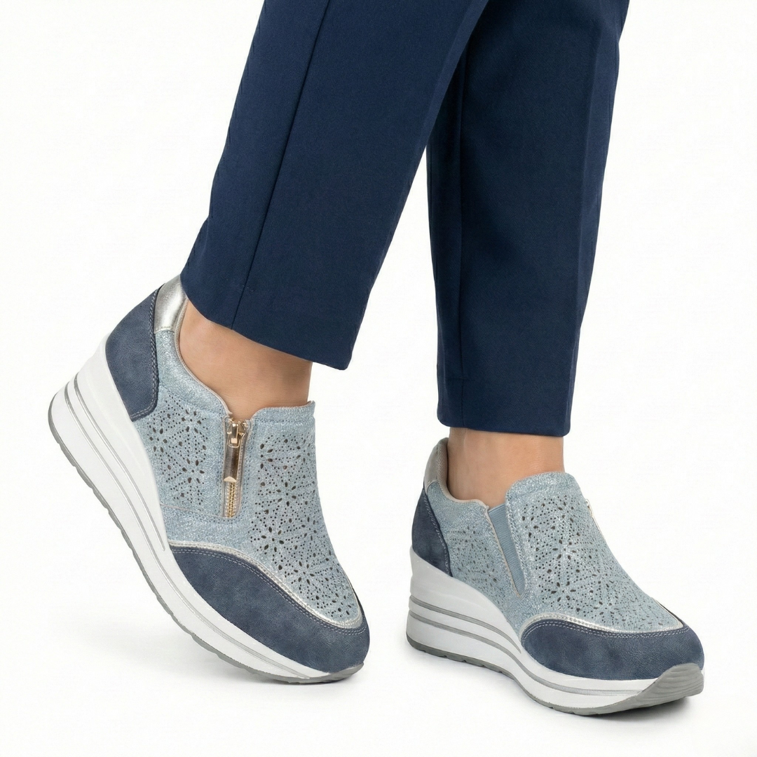 Cate | Sparkle Comfort Wedge Shoes
