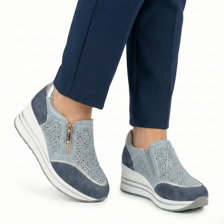 Cate | Sparkle Comfort Wedge Shoes