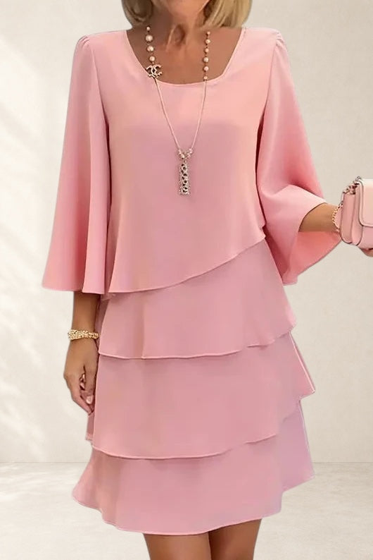 Dorothy | Elegant Comfort Ruffle Dress