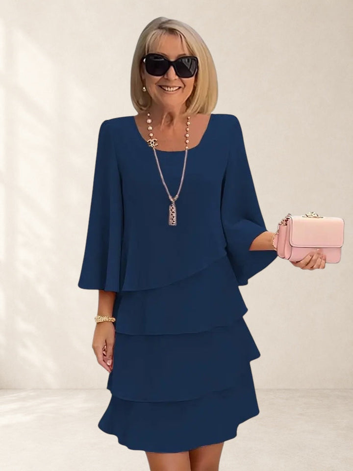 Dorothy | Elegant Comfort Ruffle Dress