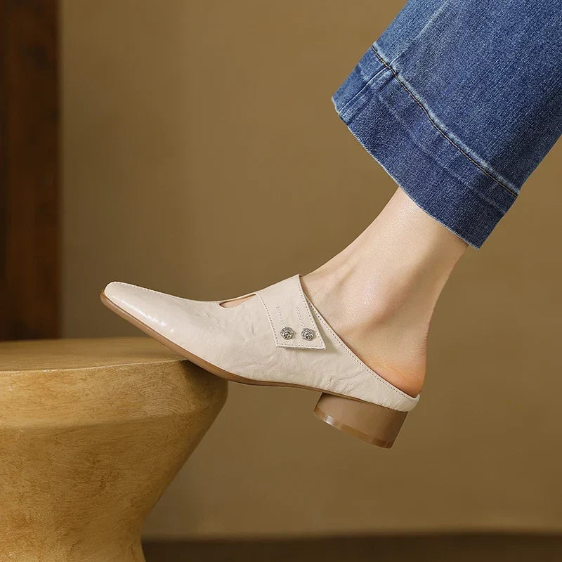 Olga | Vegan Leather Mules