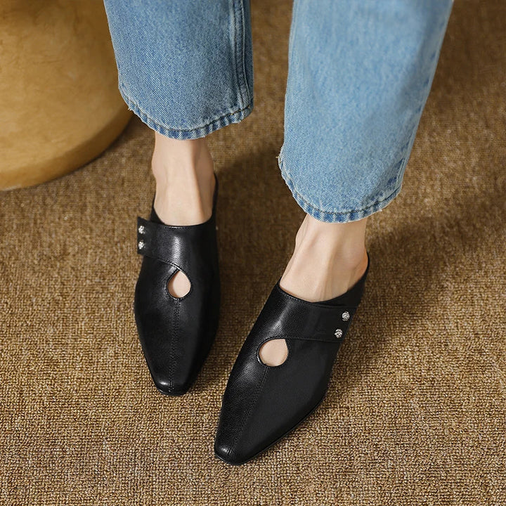 Olga | Vegan Leather Mules