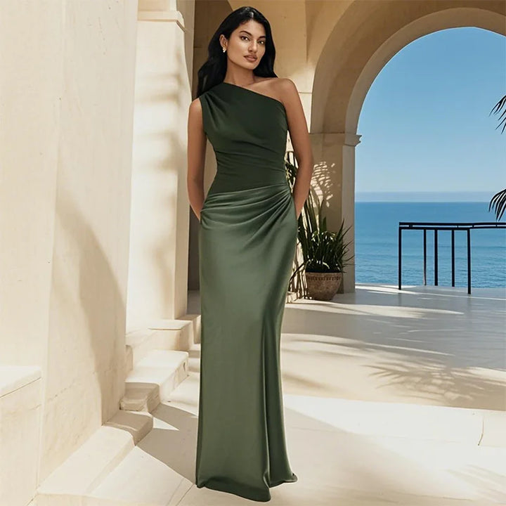 Violet &amp; Grace™ | Maxi Dress with a Guilt in Satin