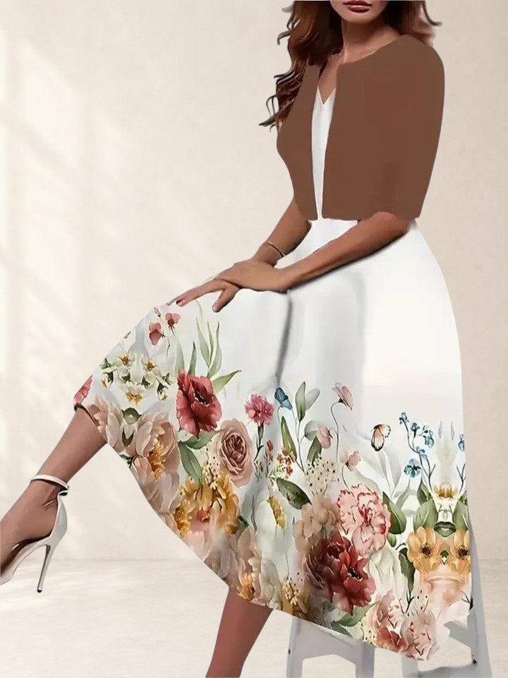 Leona | Elegant Midi Dress